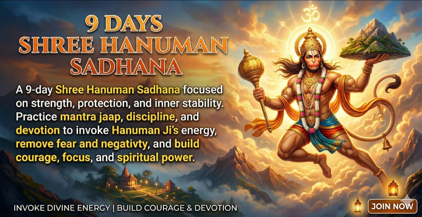 9 Days Shree Hanuman Sadhana