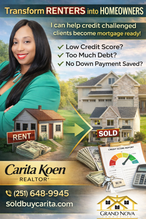 Another Set of Wins!  Another niche target of my business is Transforming Renters into Homeowners! I also offer DIY Credit Repair Services;so I have received 3 leads from creating these posts.  