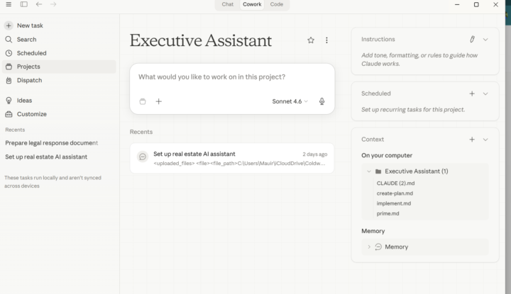 Executive Assistant help