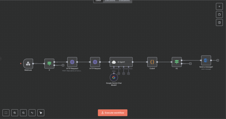 loan AI agent using magicteams and N8N 