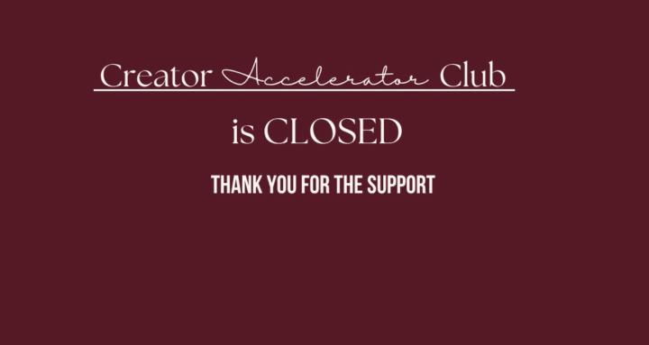 Creator Accelerator Club