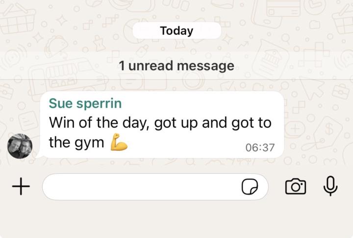 Starting the week right 