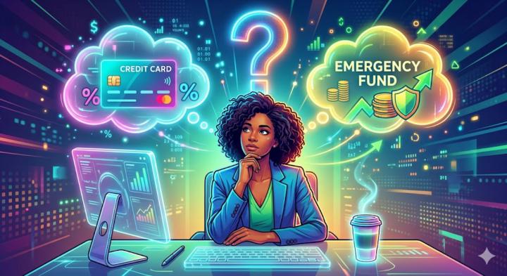 When you need money, use credit card, or use Emergency Fund?  