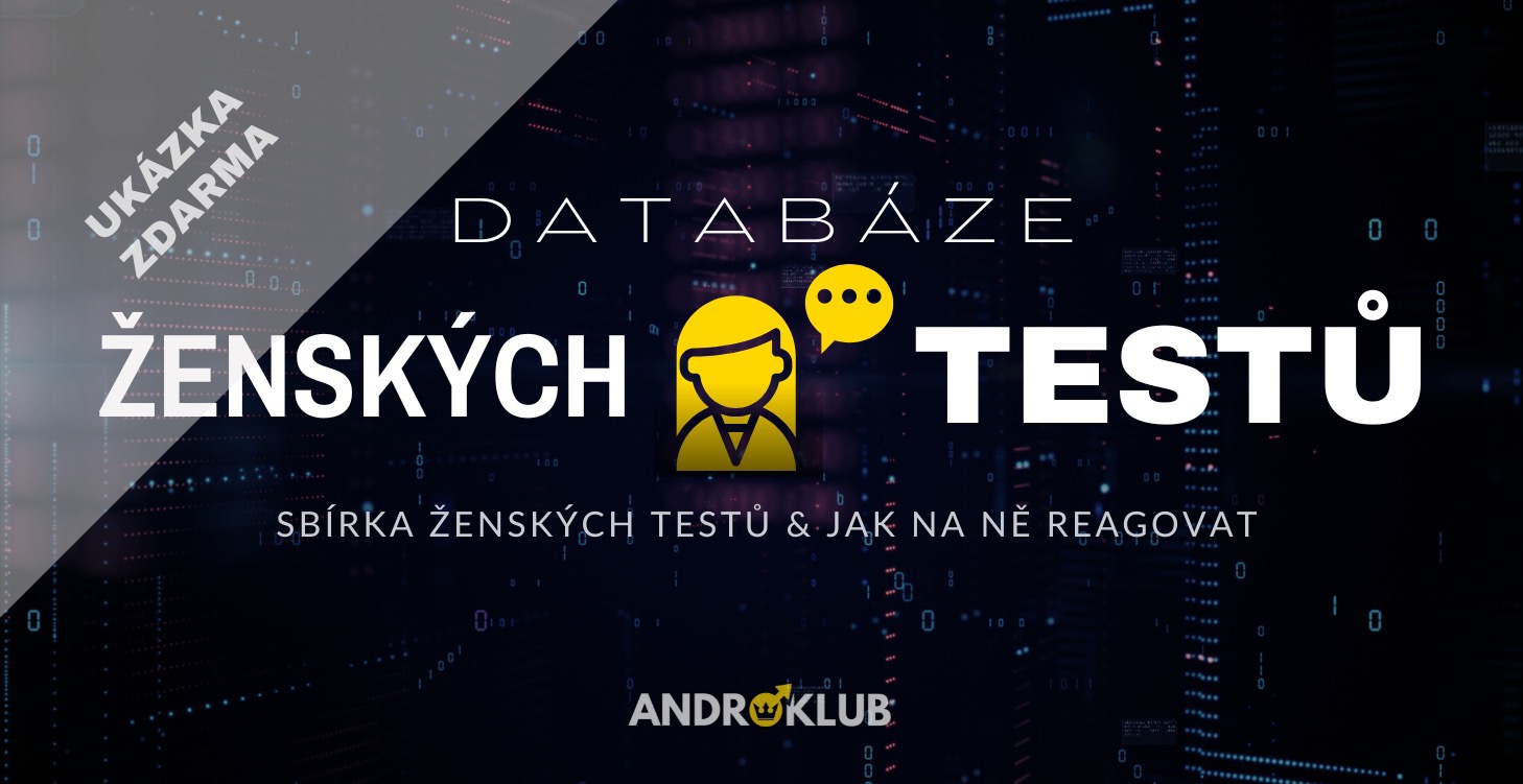 💾 DATABÁZE ženských testů 👩🏼