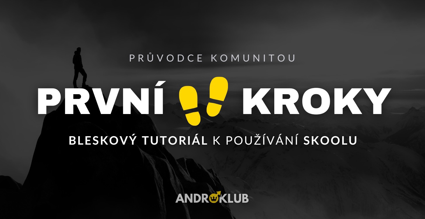 👟 PRVNÍ KROKY 🧭