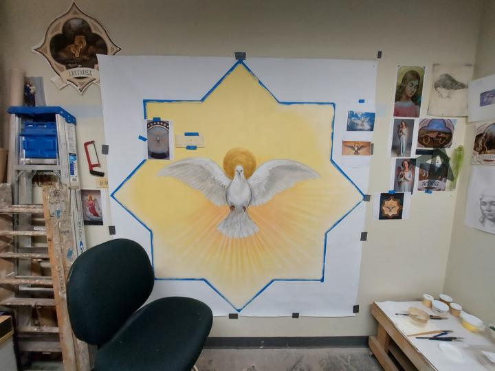 Holy Spirit Dove Painting
