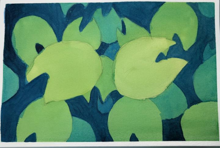 Don't miss the demo on negative painting