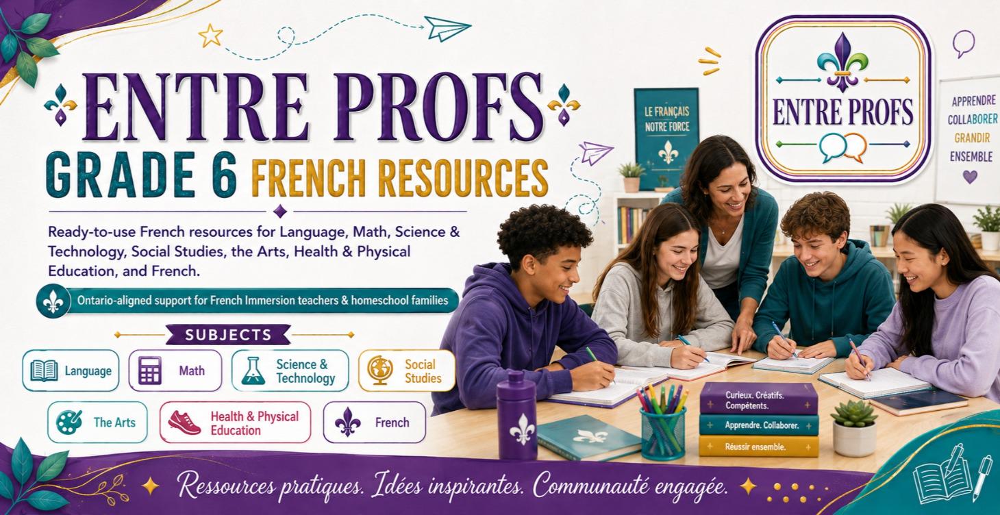 Grade 6 — French Immersion Resources