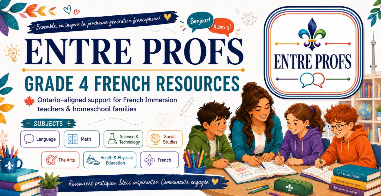 Grade 4 — French Immersion Resources