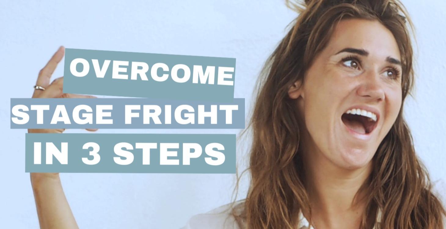 Overcome Stage Fright In 3  Steps