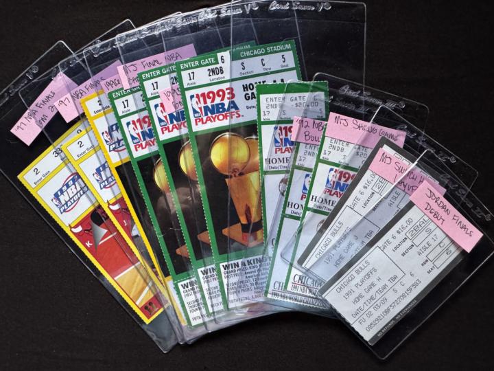 Every NBA Finals home game of the Chicago Bulls from 1991-1997