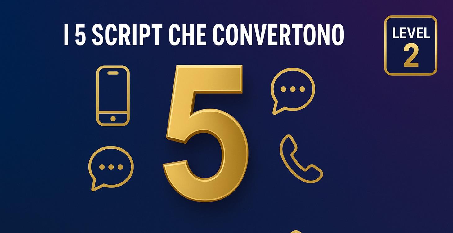 I 5 SCRIPT CHE CONVERTONO NEL NETWORK MARKETING