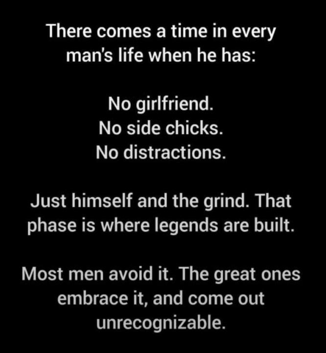 Stay undistracted and true to your purpose