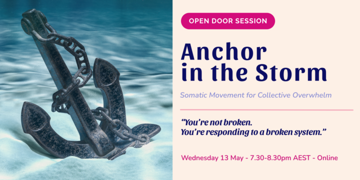 Free online somatic movement session - Wednesday 13th May