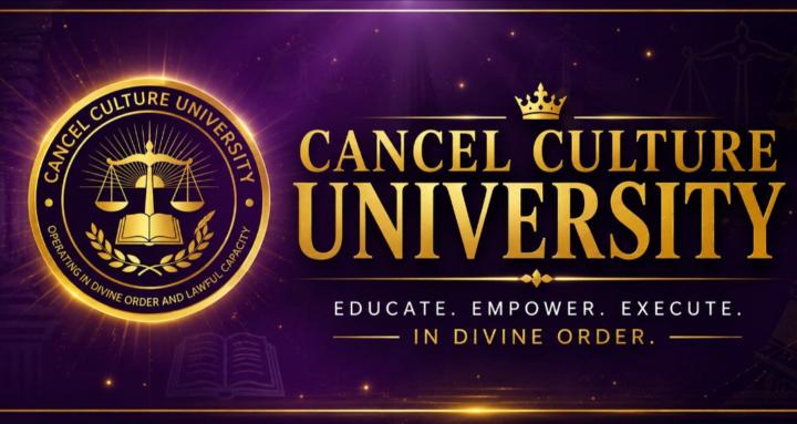 CANCEL CULTURE UNIVERSITY