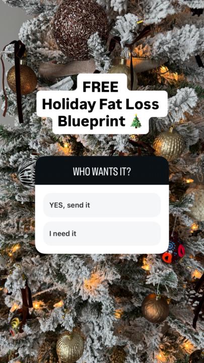 🎄FREE Holiday Fat Loss Blueprint 