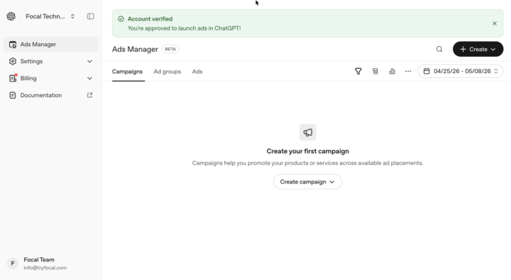 Ad Manager Access