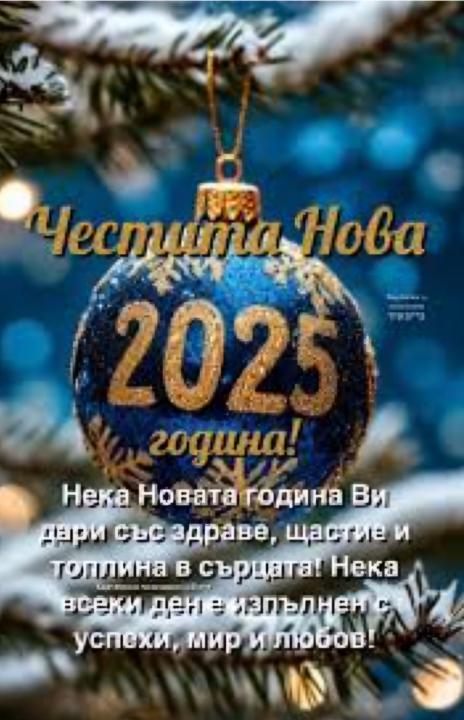 Желая на всички Здрава, Осъзната и Благословена 2025!