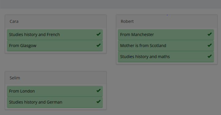 meetind other students