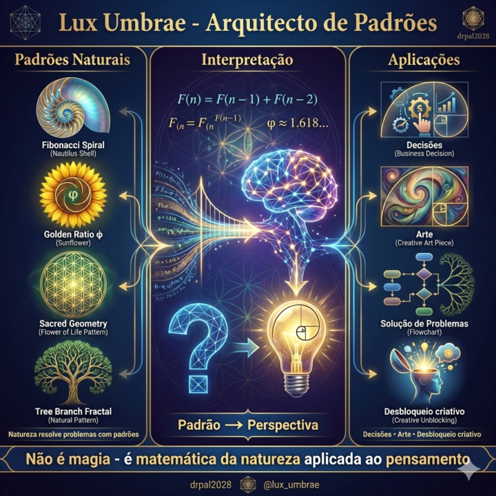 🔮 Lux Umbrae: Padrões matemáticos para desbloquear criatividade