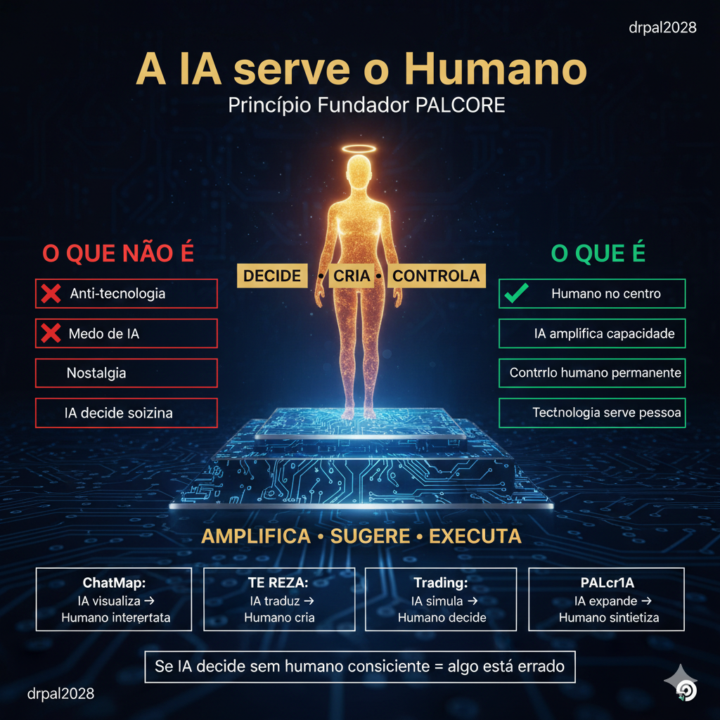 ⚖️ "A IA serve o Humano" - O princípio que guia tudo no PALCORE