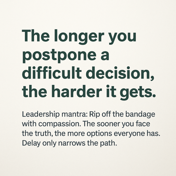 Rip off the bandage with compassion.(free guide)