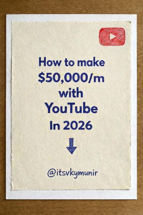 Most people will watch YouTube in 2026. a Few will own system that print money From it🔥🎉📈 
