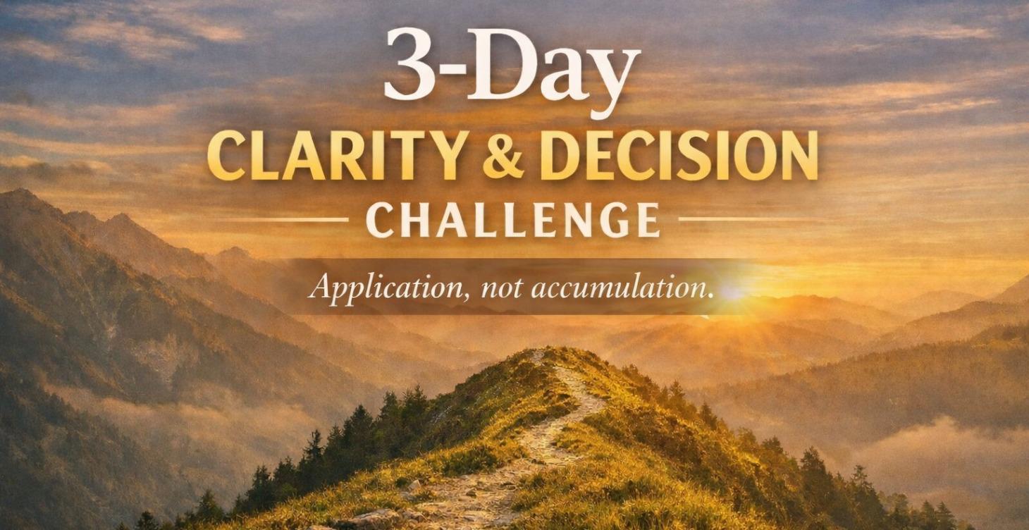 3-DAY CLARITY & DECISION RESET