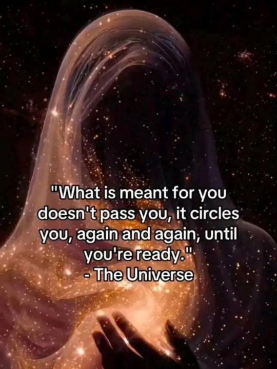 The universe knows xo