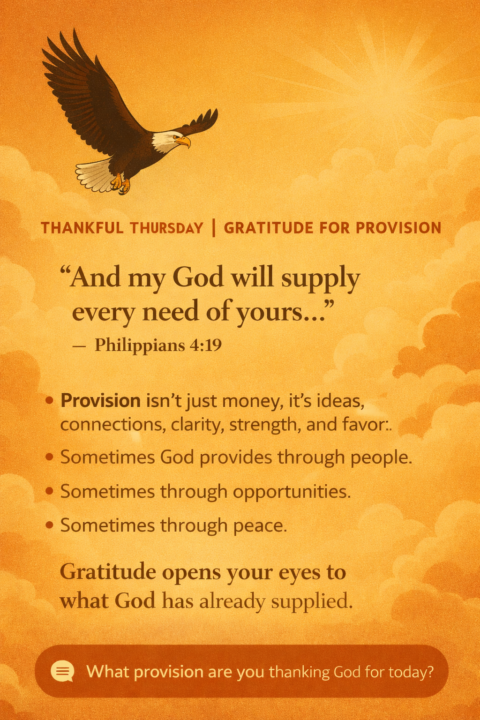 🙏 Thankful Thursday | Gratitude for Provision (CLASSIFIEDS Edition)