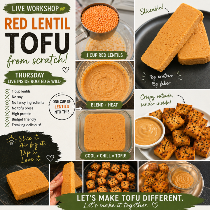 Wait...you can turn RED LENTILS into TOFU?! 👀