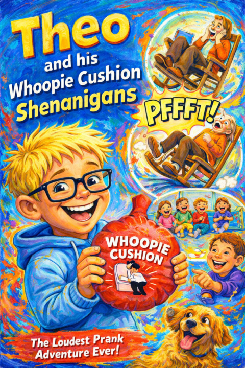My new book - "Theo's Whoopie Cushion Shenanigans"