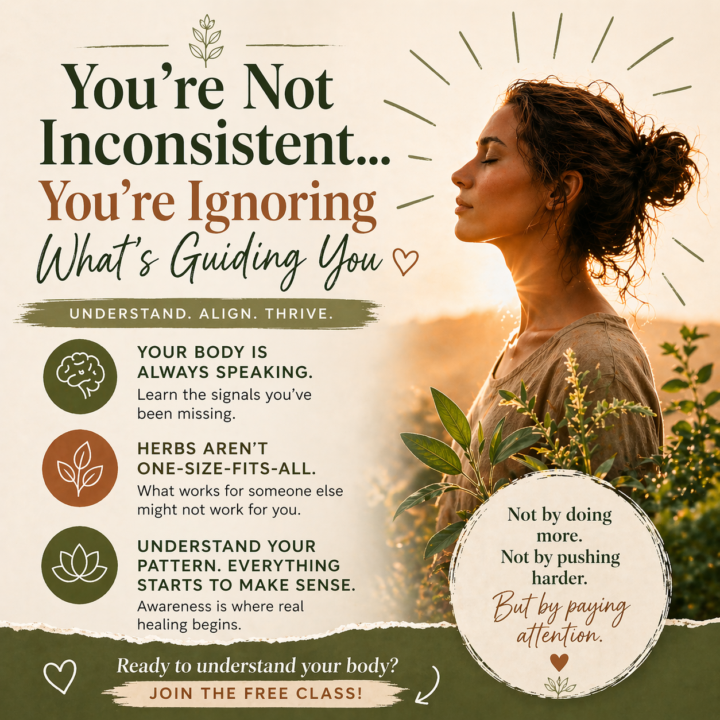 You’re not inconsistent…you’re ignoring what’s guiding you 👀