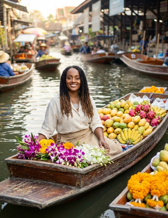 Prompt of the Day 📸 | Bangkok Floating Market Portrait, Thailand