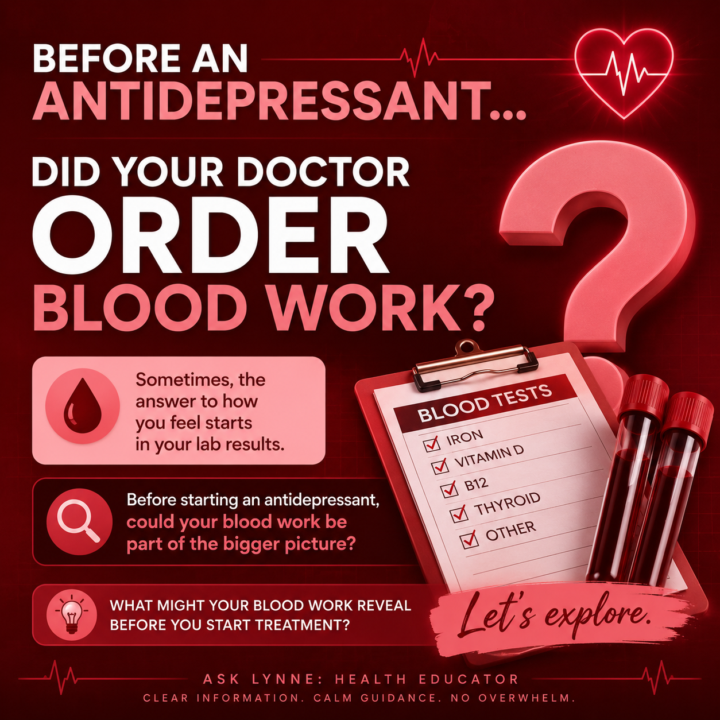 Should Blood Work Come First?