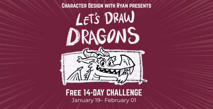 Let’s Draw Dragons 🐉FREE 14-Day Drawing Challenge