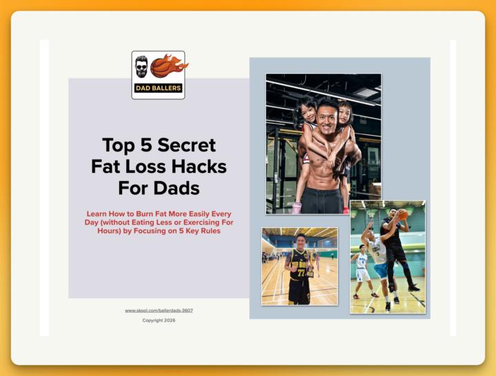My Free Book: Top 5 Secret Fat Loss Hacks For Dads 👨🏻🏀