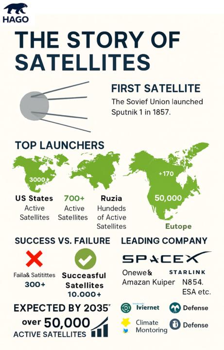  The Story of Satellites and Their Future Forecast