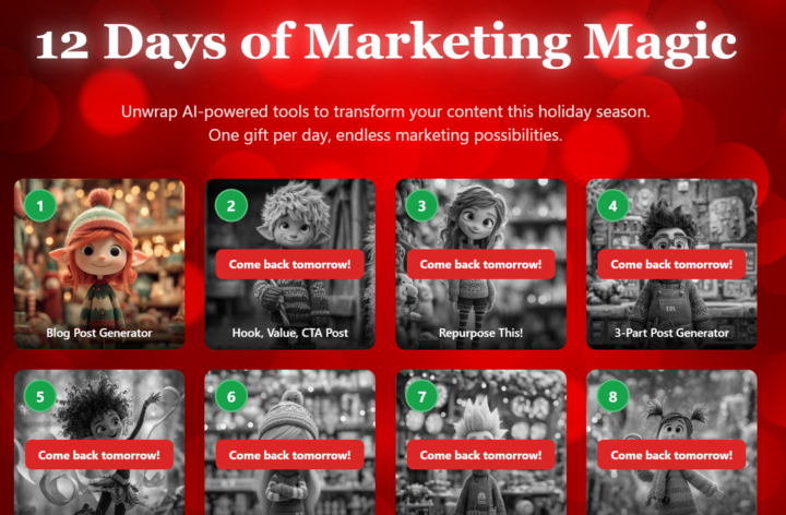 🎄12 Days of Holiday Marketing Magic🎄