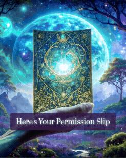 What do you need to give yourself permission for?