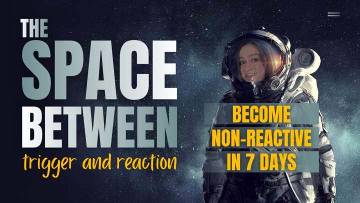 Offering free value: non-reactivity / staying calm under pressure