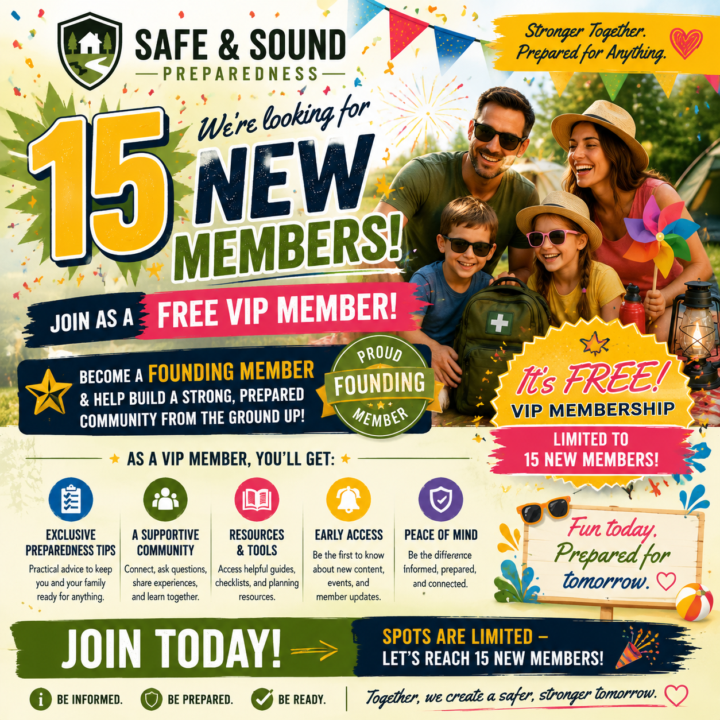 🎉 Exciting News from Safe & Sound Preparedness! 🎉