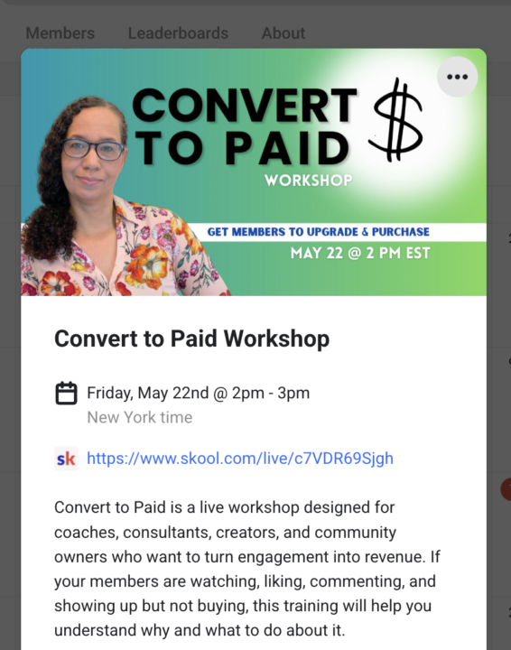 Convert to Paid: Free Workshop Coming Soon! 