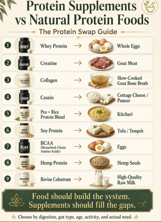 Protein Supplements vs Natural Protein Foods