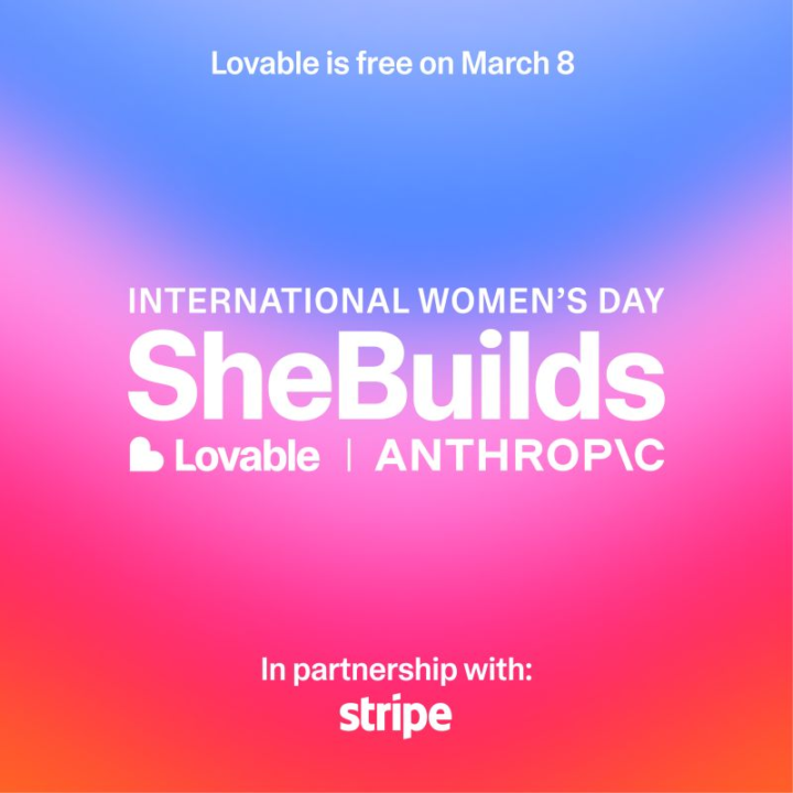 Lovable FREE ALL DAY - for Intl' Women's Day (PROMPTS)