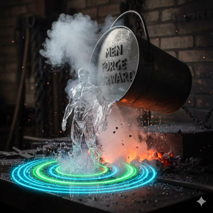 Men - stop drifting and forge forward!