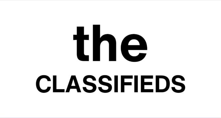 the CLASSIFIEDS