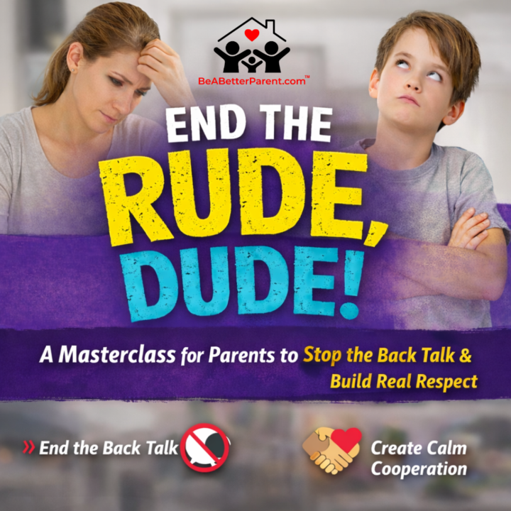 Parents… Are you tired of your child speaking rudely to you? Not sure how to respond?