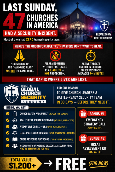 🚨 Your Church Has 7 Minutes Before Police Arrive. Is Your Team Ready?