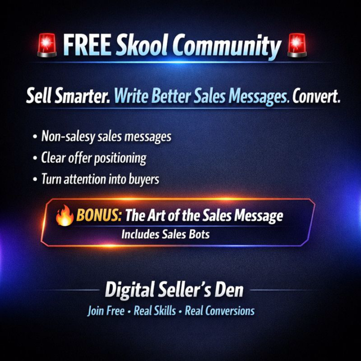 🚨 FREE Skool Community — Real Access, Real Skill 🚨
